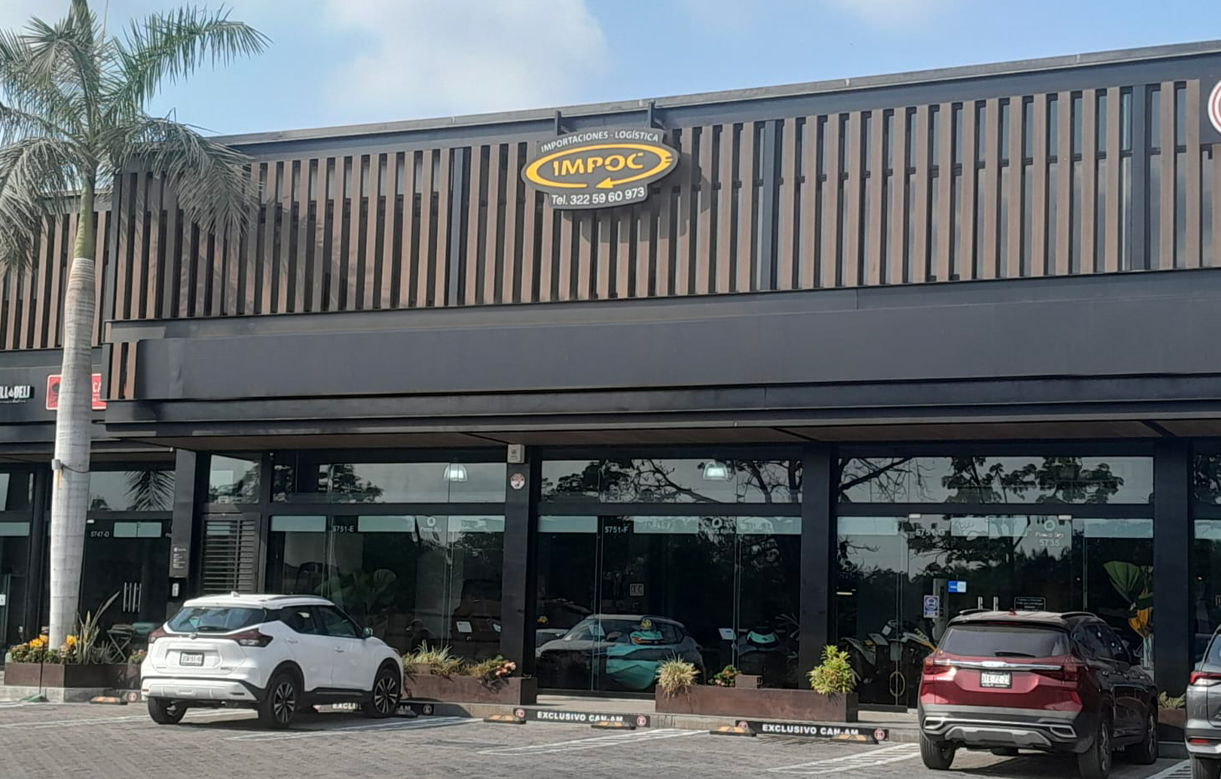 Fachada de las oficinas de IMPOC Comercializadora